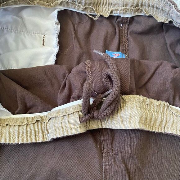 Haband Active Joe men XL short 100% cotton pull on elastic waist casual pants br - Picture 5 of 11